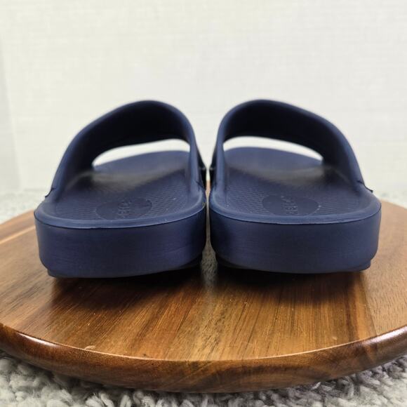 Oofos Ooahh Navy Recovery Comfort Casual Daily Lifestyle Slide Sandals Mens 8 - Picture 2 of 11